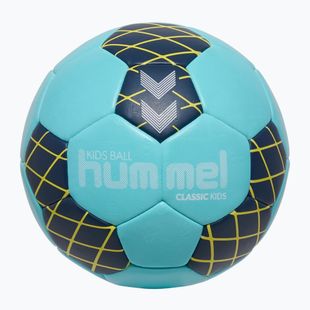 Детска топка за хандбал Hummel Classic HB Jr light blue/marine/yellow size 0