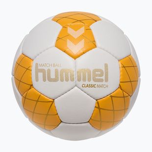 Топка за хандбал Hummel Classic Match HB off white/orange/gold size 3
