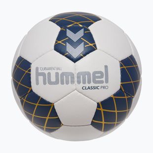 Топка за хандбал Hummel Classic Pro HB off white/marine/gold size 3