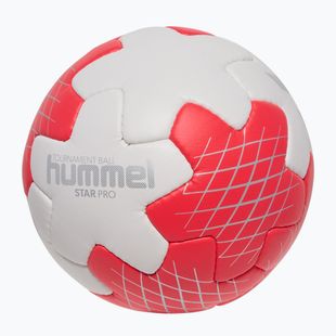 Топка за хандбал Hummel Star Pro HB off white/red/silver size 2