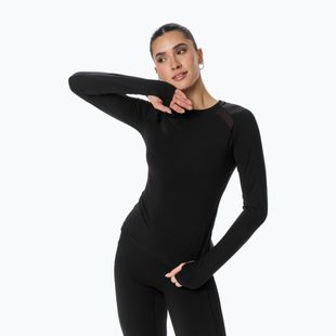 Дамска блуза с дълъг ръкав за  тренировка Cardio Bunny  black