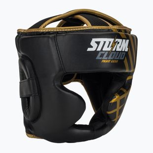 Боксьорска каска StormCloud Lynx black/gold