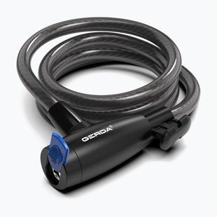 Ключалка за велосипед GERDA FLEX 1500/12T черна