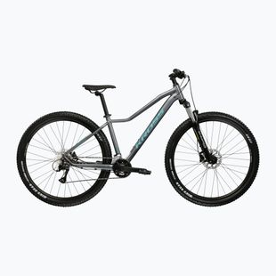 Дамски планински велосипед KROSS Lea 4.0 W 27.5 grey/turquoise/shiny
