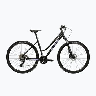 Дамски крос велосипед KROSS Evado 7.0 W black/purple