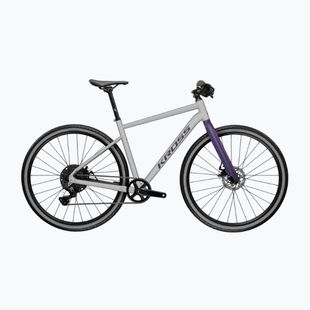 Гравел велосипед KROSS Esker 1.0 FL grey/purple/gloss