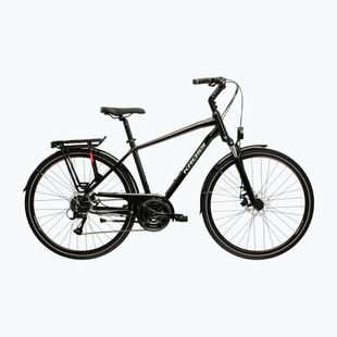Трекинг велосипед KROSS Trans 3.0 black/grey/glossy
