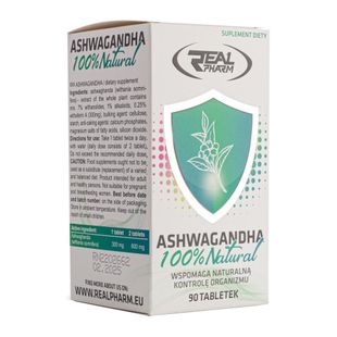 Ашваганда 100% Real Pharm изпълнение 90 таблетки 707437