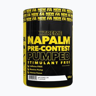 Предтренировъчен продукт Fitness Authority Napalm Pre-Contest Pumped Stimulant Free 350 g sour watermelon
