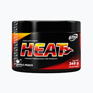 Предтренировъчен 6PAK Heat 240g ябълка-праскова PAK/248