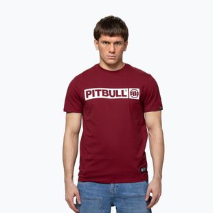 Мъжка тениска Pitbull West Coast Hilltop burgundy