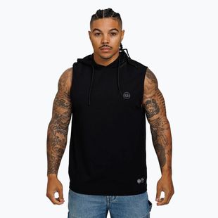 Мъжки потник Pitbull Hilltop Hooded Sleeveless black