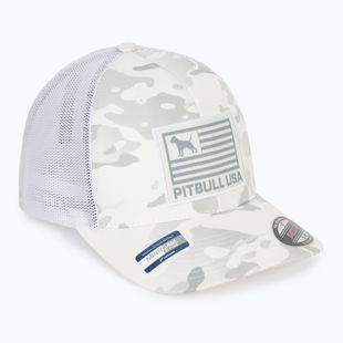 Мъжка шапка с козирка Pitbull Mesh Full Cap Pitbull Usa Multicam white/camouflage