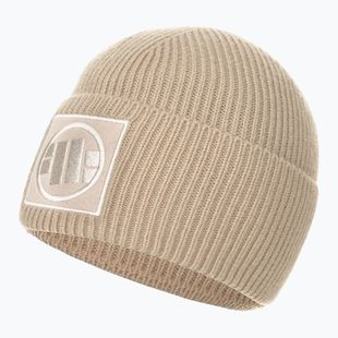 Мъжка зимна шапка Pitbull Beanie Logo Single Layer Cuff sand
