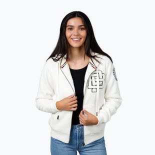 Дамски суитшърт Pitbull Sherpa Ruffina Hooded Zip off white