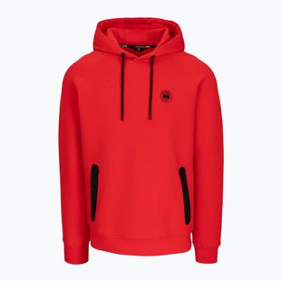 Мъжки суитшърт с качулка Pitbull Dogwood fluo/red