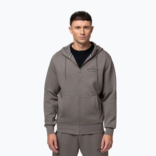 Мъжки суитшърт Pitbull Sampson Hooded Zip Sweatshirt taupe