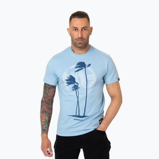 Мъжка тениска Pitbull Palms light blue
