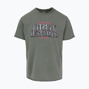 Pitbull Ace Of Spades мъжка тениска в приглушено зелено