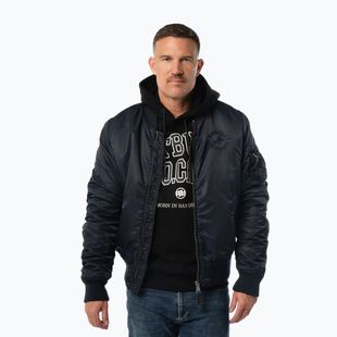 Мъжко яке Pitbull Hacket Washed Bomber dark navy