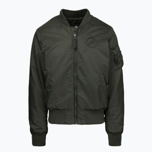 Мъжко яке Pitbull Hacket Washed Bomber dark green