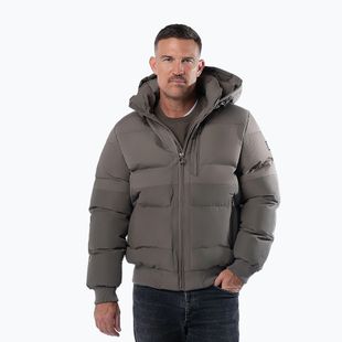 Мъжко зимно яке Pitbull Patton Quilted Hooded taupe