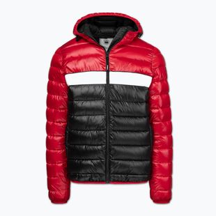 Мъжко зимно яке Pitbull Shatto Quilted Hooded red/black
