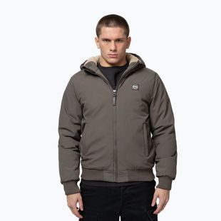 Мъжко зимно яке Pitbull Elkwood 3 Sherpa Hooded taupe