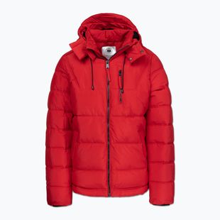 Мъжко зимно яке Pitbull Piedmont Quilted Hooded fluo/red
