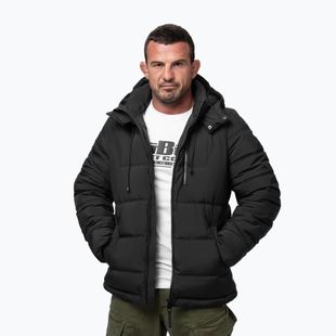 Мъжко зимно яке Pitbull Piedmont Quilted Hooded black