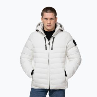 Мъжко зимно яке Pitbull Crestline Padded Hooded off white
