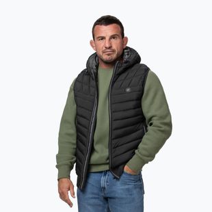 Мъжки елек Pitbull Naylor Padded Hooded black