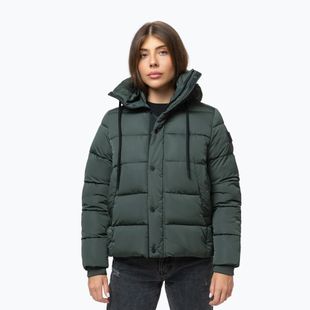 Дамско зимно яке Pitbull Amalia Padded Hooded dark green