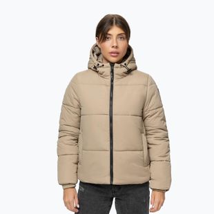 Дамско зимно яке Pitbull Vista Quilted Hooded dark sand