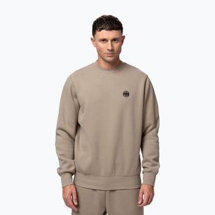 Мъжки суитшърт Pitbull Small Logo Crewneck pale sand