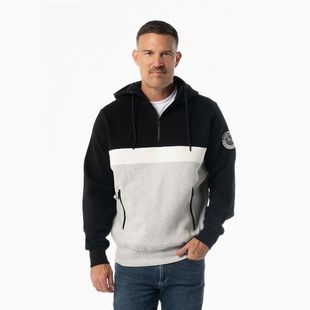 Мъжки суитшърт Pitbull Gibson Hooded black/grey melange