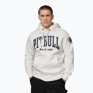 Мъжки суитшърт Pitbull Norton Hooded off white