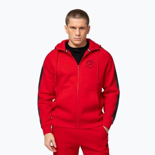 Мъжки суитшърт Pitbull San Diego Ca Hooded Zip red