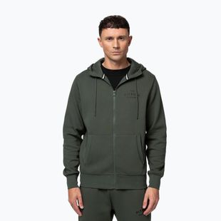 Мъжки суитшърт Pitbull Sampson Hooded Zip Sweatshirt old green