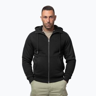 Мъжки суитшърт Pitbull Ruffin Detroit Hooded Zip black/black