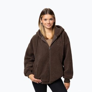 Дамски суитшърт Pitbull Daisy Hooded Zip dark chocolate