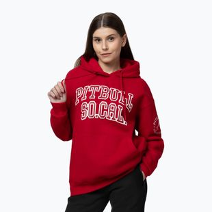 Дамски суитшърт Pitbull Fiora Hooded wild red