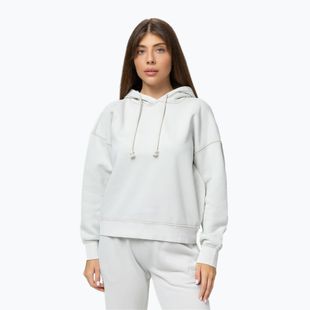 Дамски суитшърт Pitbull Lovia Hooded white stone