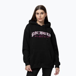 Дамски суитшърт Pitbull Tattoo Hooded black