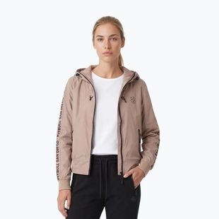 Дамско яке Pitbull Aaricia Stripes Nylon Hooded dark sand