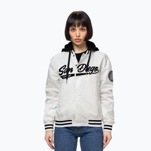 Дамско яке Pitbull Angela San Diego Hooded Varsity off white