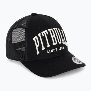Мъжка шапка с козирка Pitbull Mesh "Pitbull Norton" Trucker Low Profile black/black