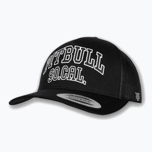 Мъжка шапка с козирка Pitbull "SO.CAL." Retro Trucker black/black/white