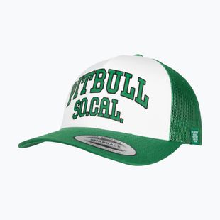 Мъжка шапка с козирка Pitbull "SO.CAL." Retro Trucker green/white