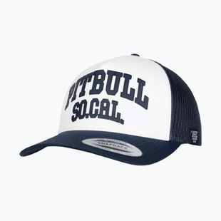 Мъжка шапка с козирка Pitbull "SO.CAL." Retro Trucker black/white
